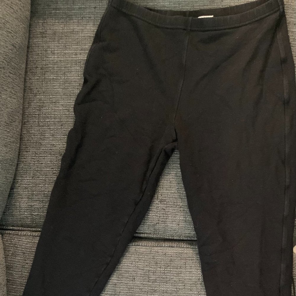 Black Cotton Legging